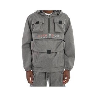 Life Code Progressive Twill‎ Cargo Hooded Jacket